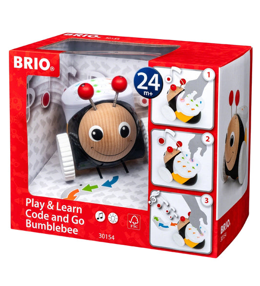 BRIO Codeerspeelgoed - Code & Go - Bumblebee 30154 - BRIO - OneSize - Activiteitenspeelgoed