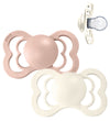 BIBS Supreme+ Fopspenen - Maat 1 - 2-pack - Symmetrisch - Blush/ - BIBS - 0-6 mnd - Fopspenen