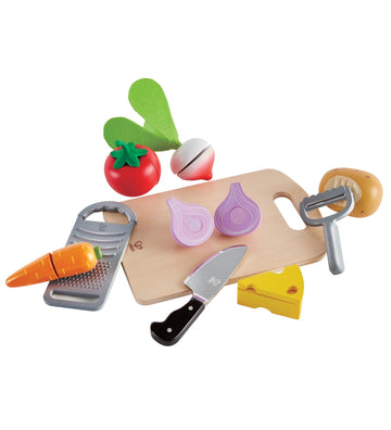 Hape Speelgoedeten - 10 Onderdelen - Koken - Hape - OneSize - Speelgoedeten