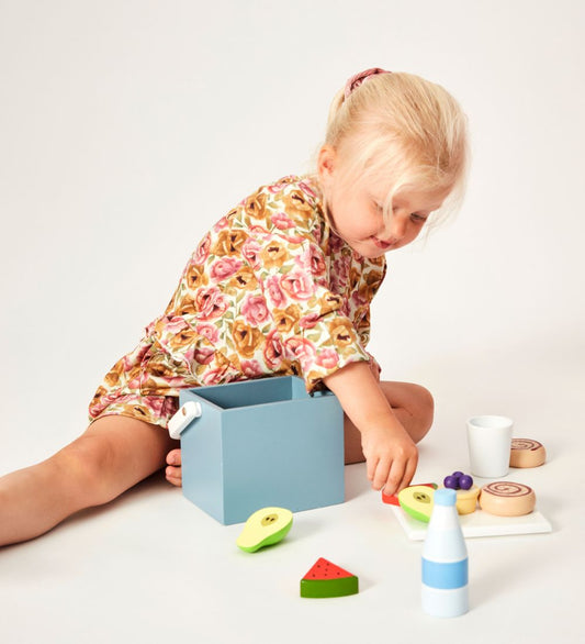 MaMaMeMo Speelgoedeten - Hout - Koeltas - Picknick Set - MaMaMeMo - OneSize - Speelgoedeten