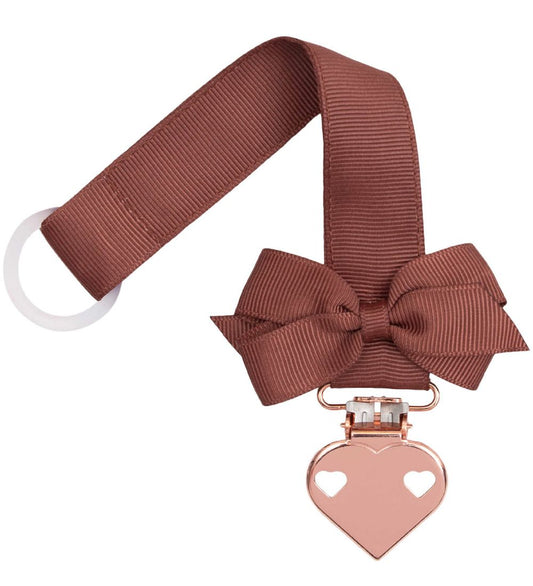 Little Wonders Speenketting - Chutney m. Vlinderdas/Koperen Hart - Little Wonders - OneSize - Speenkettingen