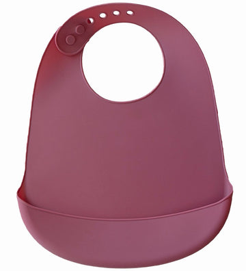 Tiny Tot Slabbetjes - Silicone - Berry - Tiny Tot - OneSize - Slabbetjes