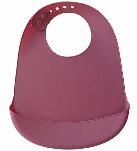 Tiny Tot Slabbetjes - Silicone - Berry - Tiny Tot - OneSize - Slabbetjes