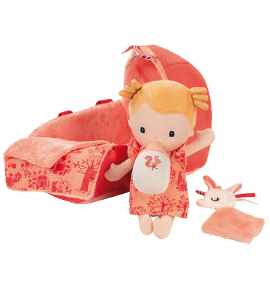 Lilliputiens Pop m. Babylift - Baby Lena - Lilliputiens - OneSize - Poppen