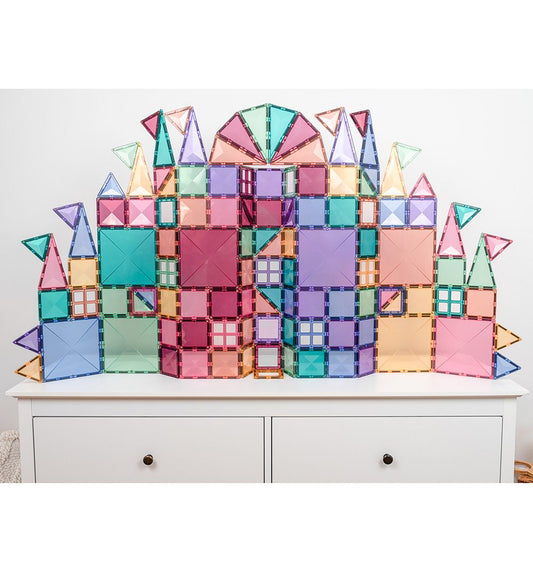 Connetix Magneetset - 120 Onderdelen - Pastel Creative - Connetix - OneSize - Magnetisch speelgoed
