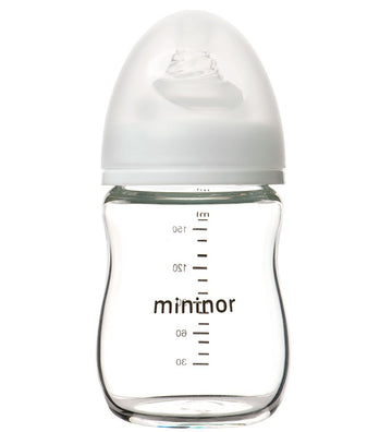Mininor Babyflesje - Glas - 160 ml - Wit - Mininor - OneSize - Babyflesjes