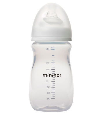 Mininor Babyflesje - 240 ml - Wit - Mininor - OneSize - Babyflesjes