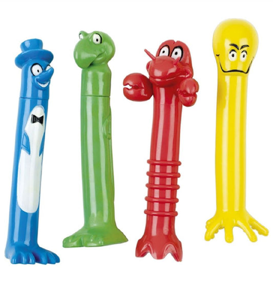 BECO Duikstokken - Duiken Monster - 4-pack - Multicolour - BECO - OneSize - Badspeelgoed