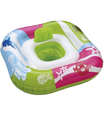 BECO Zwemband m. Zit - 0-11 kg - Groen/Roze/Blauw - BECO - 0-1 jaar (50-80) - Zwembanden