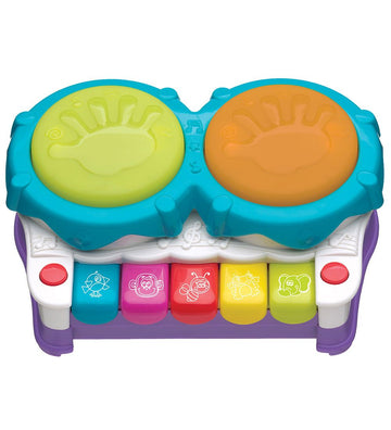 Playgro Activiteitenspeelgoed - 2 in 1 Light Up Music Maker - Playgro - OneSize - Activiteitenspeelgoed