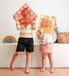 Connetix Magnetische platen - 2-Onderdelen - Lemon & Peach - Connetix - OneSize - Magnetisch speelgoed