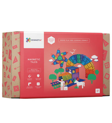 Connetix Magneetset - 212 Onderdelen - MEGA Pak - Connetix - OneSize - Magnetisch speelgoed