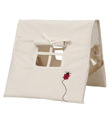 ferm Living Speeltent - 30x30 cm - Naturel m. Lieveheersbeestje - Ferm Living - OneSize - Speeltenten