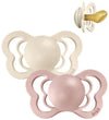 BIBS Couture Fopspenen - Maat 2 - 2-pack - Anatomisch - Ivory/Bl - BIBS - 6-18 mnd - Fopspenen