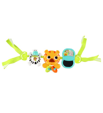 Bright Starts Kinderwagenspanner - Draagtas Speelgoedstang - Bright Starts - OneSize - Kinderwagenspanners