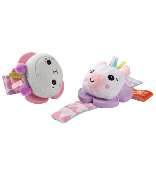 Bright Starts Bijtratel - 2-pack - Eenhoorn & Lama - Bright Starts - OneSize - Bijtringen