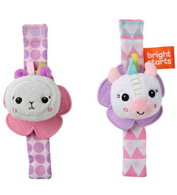 Bright Starts Bijtratel - 2-pack - Eenhoorn & Lama - Bright Starts - OneSize - Bijtringen