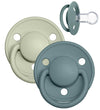 BIBS De Lux Fopspenen - 2-pack - Rond - IJsland Sea/Sage - BIBS - OneSize - Fopspenen