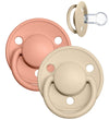 BIBS De Lux Fopspenen - 2-pack - Rond - Vanilla/Peach - BIBS - OneSize - Fopspenen