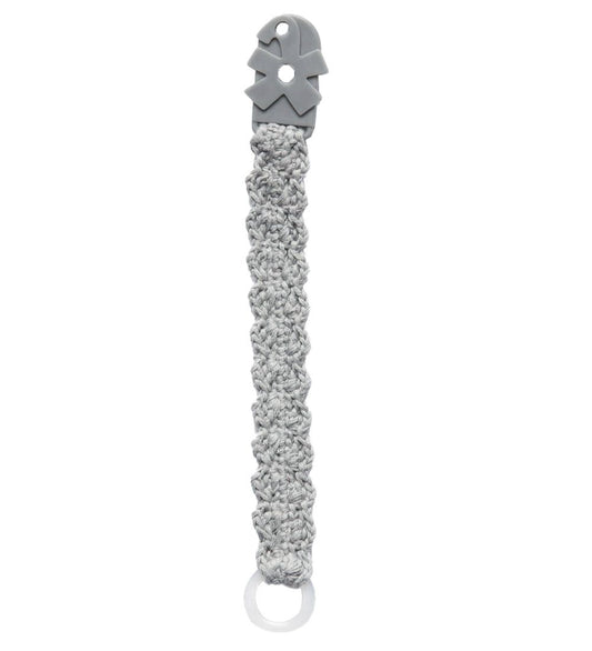 Sebra Speenketting - Gehaakt - Elephant Grey - Sebra - OneSize - Speenkettingen