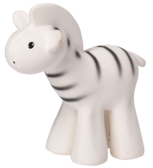 Tikiri Bijtring - Natuurlijk Rubber - Zebra - Wit/Zwart - Tikiri - OneSize - Bijtringen