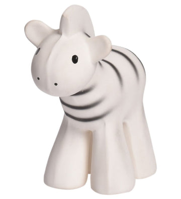 Tikiri Bijtring - Natuurlijk Rubber - Zebra - Wit/Zwart - Tikiri - OneSize - Bijtringen