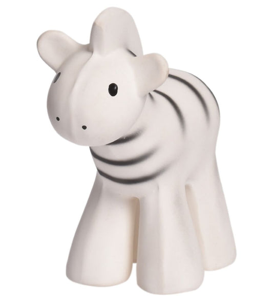 Tikiri Bijtring - Natuurlijk Rubber - Zebra - Wit/Zwart - Tikiri - OneSize - Bijtringen