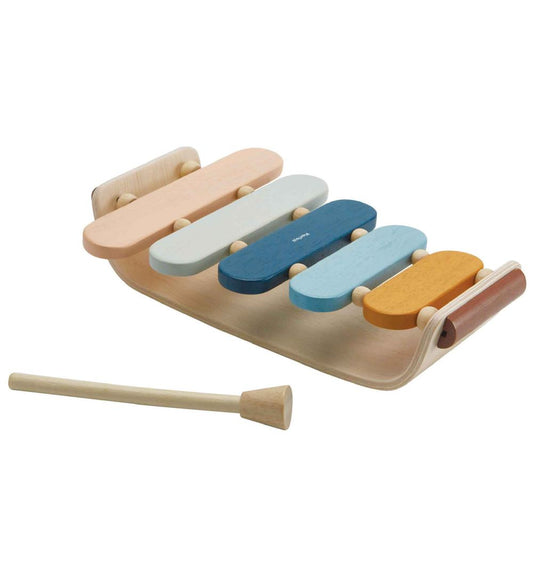 PlanToys Muziekinstrument - Hout - Ovale xylofoon - PlanToys - OneSize - Muziekinstrumenten