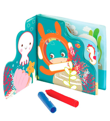Ludi Badspeelgoed - 15x15 cm - Kleurboek - Ludi - OneSize - Badspeelgoed