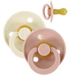 BIBS Colour Fopspenen - Maat 2 - 2-pack - Rond - Ivory/Blush - BIBS - 6-18 mnd - Fopspenen
