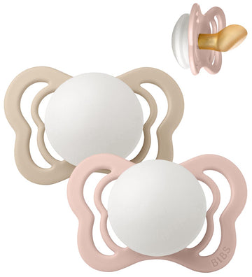 BIBS Couture Gloeiende spenen - Maat 1 - 2-pack - Anatomisch - B - BIBS - OneSize - Fopspenen