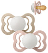 BIBS Supreme+ Gloeiende spenen - Maat 2 - 2-pack - Symmetrisch - - BIBS - OneSize - Fopspenen
