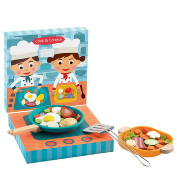 Djeco Speelgoedeten - Cook & Scratch - Djeco - OneSize - Speelgoedeten
