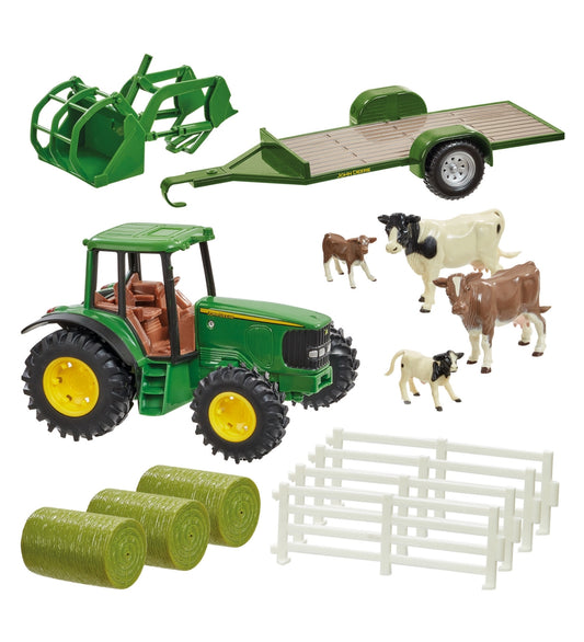 Britains Speelset - 43257 - John Deere - 20 Onderdelen - Farm In - Britains - OneSize - Tractors