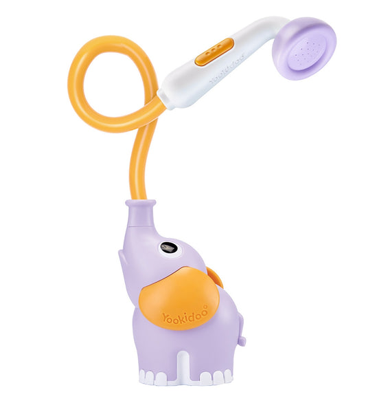 Yookidoo Badspeelgoed - Elephant Baby Douche - Paars - Yookidoo - OneSize - Badspeelgoed