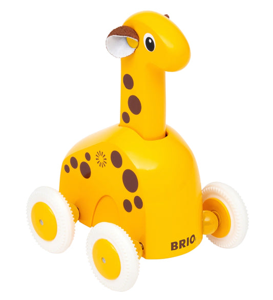 BRIO Trekspeelgoed - Giraf - Geel 30229 - BRIO - OneSize - Motoriek speelgoed