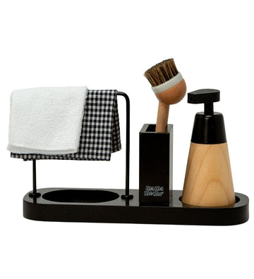 MaMaMeMo Afwasset - 5 Onderdelen - Hout - MaMaMeMo - OneSize - Speelgoedeten