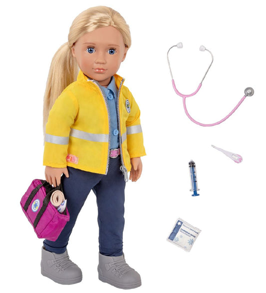 Our Generation Pop - 46 cm - Kaylin - Ambulancechauffeur - Our Generation - OneSize - Poppen