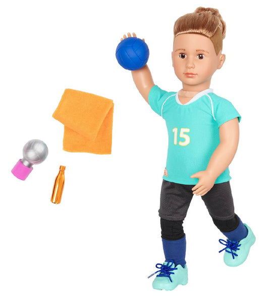 Our Generation Pop - 46 cm - Johnny Met buigbare poten - Our Generation - OneSize - Poppen