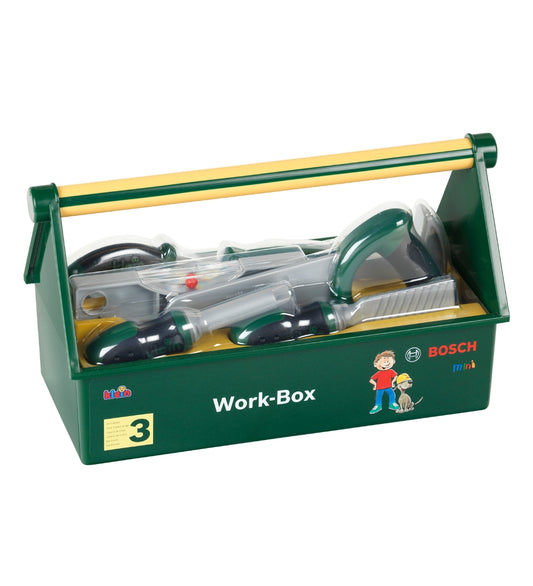 Bosch Mini Gereedschapskist -Speelgoed - 7 Onderdelen - 30cm - Bosch Mini - OneSize - Gereedschap