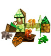 Magna-Tiles Magneetset - 25 Onderdelen - Jungledieren - Magna-Tiles - OneSize - Magnetisch speelgoed