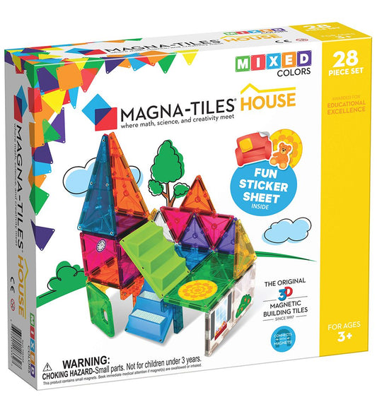 Magna-Tiles Magneetset - 28 Onderdelen - Behuizing - Magna-Tiles - OneSize - Magnetisch speelgoed