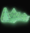 Magna-Tiles Magneetset - 16 Onderdelen - Glow - Magna-Tiles - OneSize - Magnetisch speelgoed