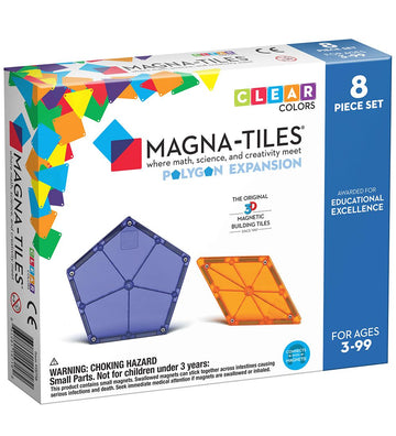 Magna-Tiles Magnet Uitbreidingsset - 8 Onderdelen - Zeshoeken - Magna-Tiles - OneSize - Magnetisch speelgoed