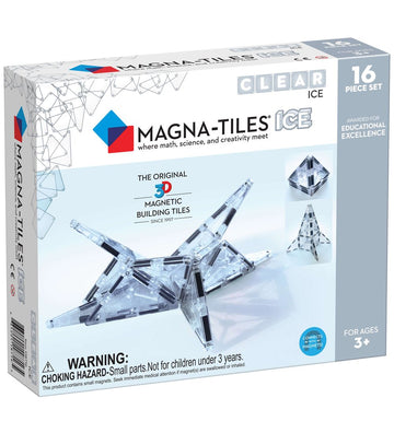 Magna-Tiles Magneetset - 16 Onderdelen - Ijs - Magna-Tiles - OneSize - Magnetisch speelgoed
