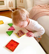 Magna-Tiles Magneetset - 15 Onderdelen - Stardust Glitter & Spie - Magna-Tiles - OneSize - Magnetisch speelgoed