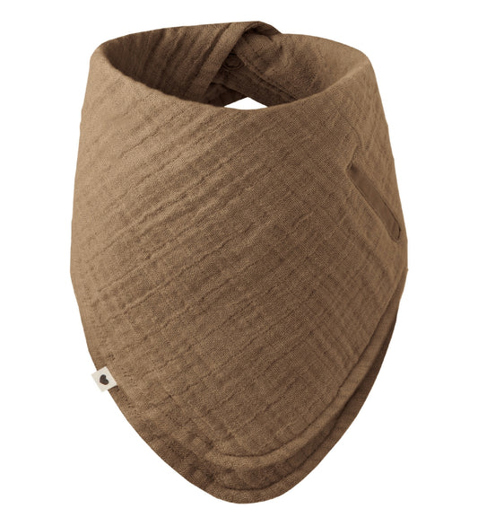 BIBS Babyslabbetje - Bandana - Dark Oak - BIBS - OneSize - Kwijlsjaaltjes