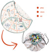 Play&Go Speelmat - Ø140 - Paris Kaart - Play&Go - OneSize - Speelmaten