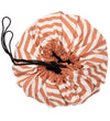 Play&Go Speelmat - Ø140 - Strepen Brown - Play&Go - OneSize - Speelmaten