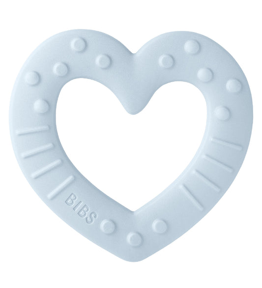 BIBS Bijtring - Heart - Baby Blue - BIBS - OneSize - Bijtringen